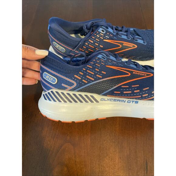 Brooks Glycerin GTS 20 Mens 12 Sneakers Navy Athletic Running Shoes 1103831D444 main image 11
